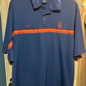 Nike polo with team logo Syracuse size extra-large dry fit